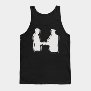 Shake hands. Tank Top